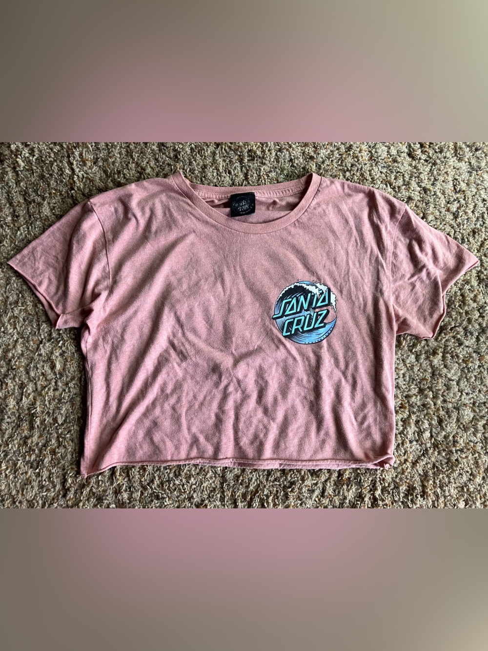 SANTA CRUZ Official brand Crop Top Pink L
